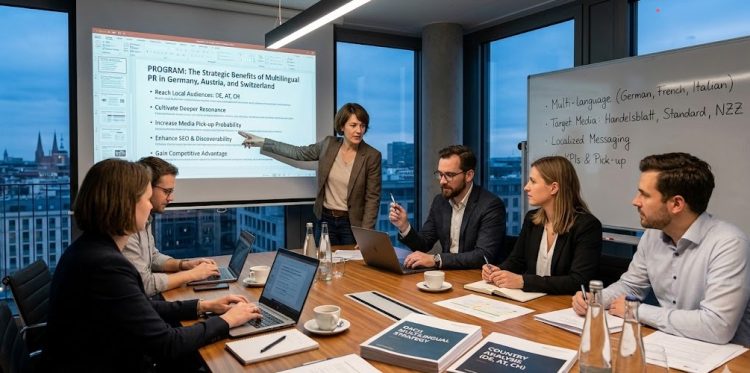 Relations presse multilingues dans la région DACH : les avantages des communiqués de presse localisés